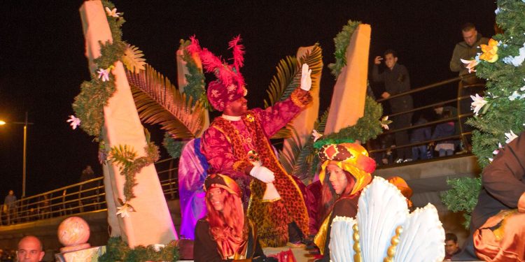 Baltasar en una visita a Sant Antoni.