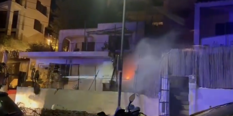 Una imagen del vídeo captado por la Policía Local de Ibiza