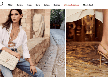 Imágenes de la campaña que aparece en la web de Jimmy Choo.