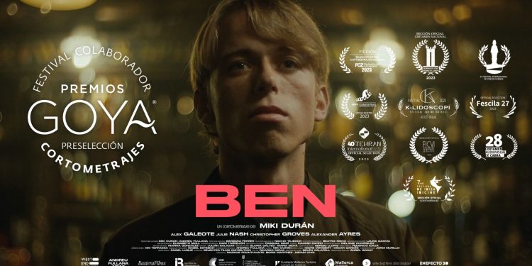 Cartel del cortometraje 'Ben'.