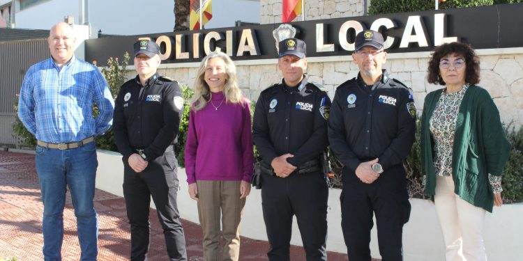 Félix Valverde (tercero por la derecha) en la imagen tras su nombramiento.