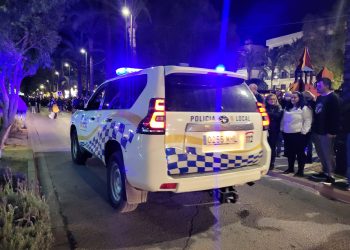 Imagen del operativo de Sant Antoni, facilitada por el Ajuntament,