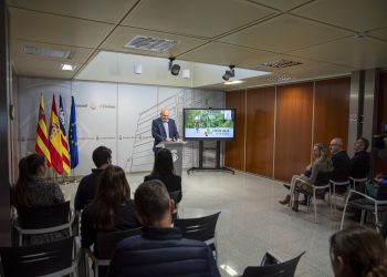 Vicent Marí, durante la rueda de prensa. Foto: Consell de Ibiza