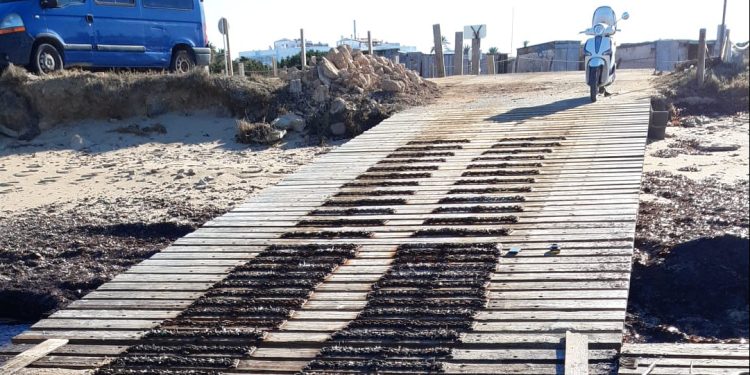 La rampa de s'Estany des Peix.