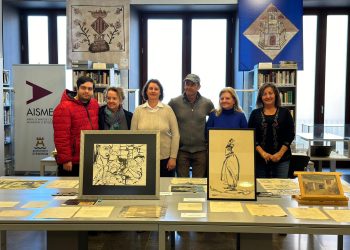 Presentació del material rebut a l'Arxiu Històric d'Eivissa i Formentera. Fotos: Ajuntament d'Eivissa