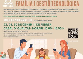 L’AJUNTAMENT D’EIVISSA ORGANITZA L’ESCOLA DE FAMILIES - 1