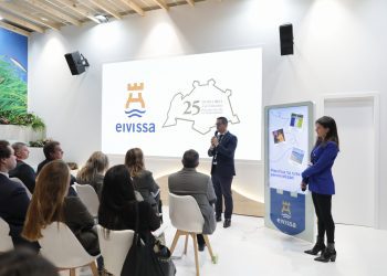 El alcalde, Rafael Triguero, durante la presentación. Foto: Ayuntamiento de Ibiza