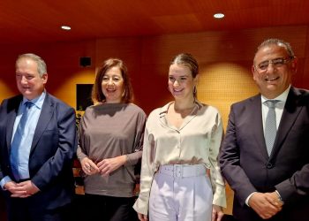 Hereu, Armengol y Prohens junto a Alfonso Rodríguez. Foto: Delegación del Gobierno