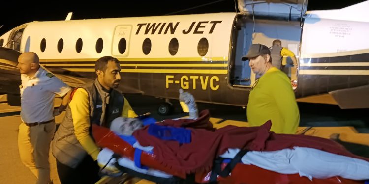 Evacuación de Toni Vingut.