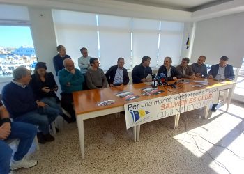 Rueda de prensa, hoy en el Club Náutico de Ibiza.