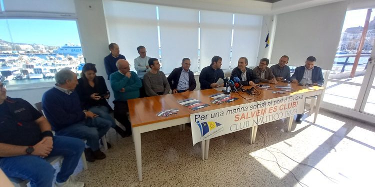 Rueda de prensa, hoy en el Club Náutico de Ibiza.