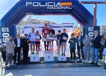 Podio de la carrera.  Ibiza Foto Design: