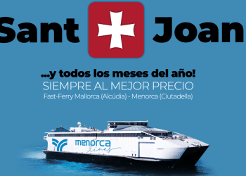 Trayectos por Sant Joan en la web de Menorca Lines.