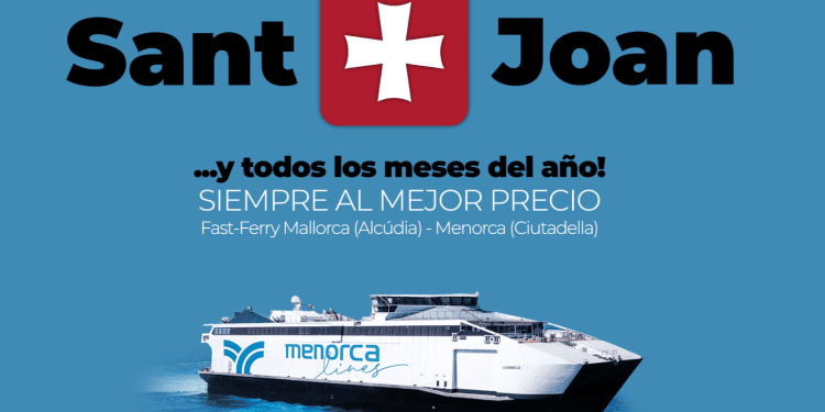 Trayectos por Sant Joan en la web de Menorca Lines.