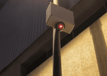 La nueva cámara de videovigilancia instalada en Ibiza. Fotos Policía Local de Ibiza