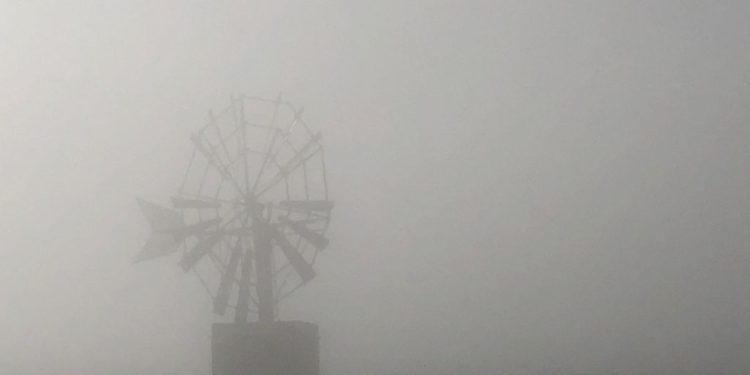 Niebla en Ibiza en una imagen de archivo.