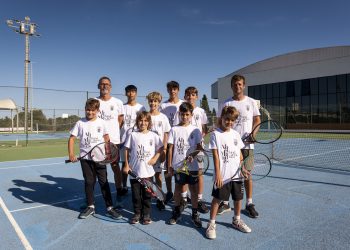 Equipo de tenis de la Peña Deportiva de Santa Eulària