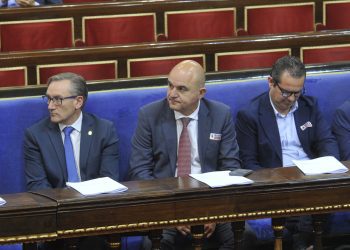Vicent Marí, durante el acto de constitución de la Comisión de Diputaciones, Consells y Cabildos de la FEMP. Foto: Consell de Ibiza