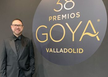 Héctor Escandell en los premios Goya 2024.