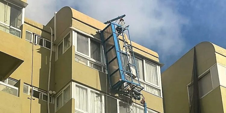 Una imagen de archivo de un accidente laboral en Ibiza.