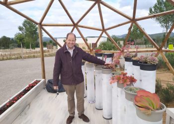 El vicepresidente de CAEB por Ibiza José Antonio Roselló, en las instalaciones de Bibo Park. Foto: CAEB