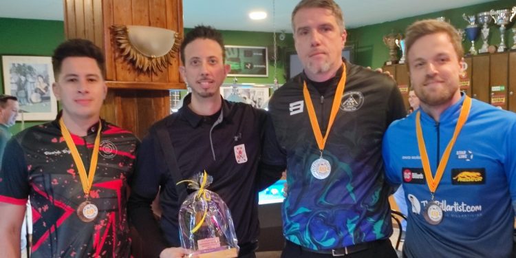 Ganadores del Campeonato de Baleares de Billar Americano de la modalidad de bola-8.