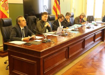 Comparecencia de Antoni Vera en la comisión de Educación. Foto: Parlament balear