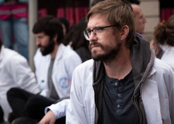 Nate Rugh, cofundador de Extinction Rebellion.