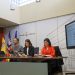 Urioste, Fajarnés y Marí, durante la presentación del informe. Foto: Consell de Ibiza
