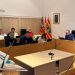 El equipo de Gobierno de Sa Unió, a la izquierda, y el presidente, a la derecha, en un pleno de la institución. Foto: Consell Insular de Formentera