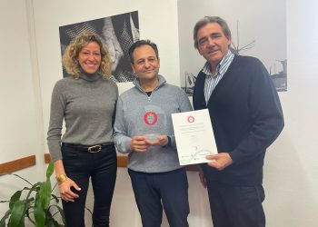 La directora de Puro Bienestar, Priscila Ciscar, Llorenç Córdoba y Pepe Pares. Foto: Consell Insular de Formentera