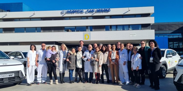 Presentación de los nuevos vehículos para atención domiciliaria. Foto: Área de Salud de Ibiza y Formentera