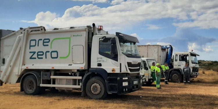 Camiones de Prezero, concesionaria de Formentera. Imagen Prezero