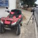 Imagen del quad en el que viajaba Ángel Nieto cuando tuvo el accidente. Foto: ibiza Producciones