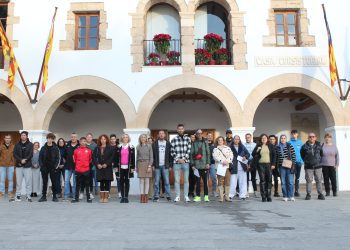 Recibimiento a los nuevos trabajadores. Foto: Ayuntamiento de Santa Eulària