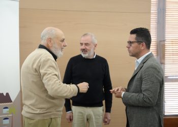 Encuentro entre el alcalde de Ibiza y los representantes de Icomos. Foto: Ayuntamiento de Ibiza