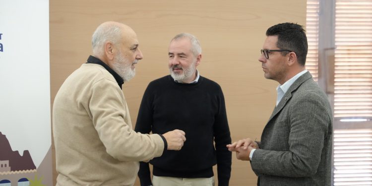 Encuentro entre el alcalde de Ibiza y los representantes de Icomos. Foto: Ayuntamiento de Ibiza