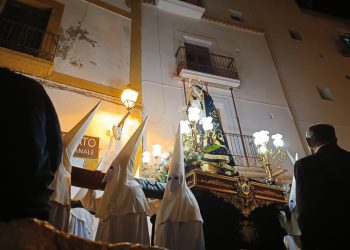 Procesión del Santo Entierro del Viernes Santo de la Semana Santa de Ibiza.