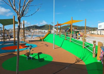 El nuevo parque de Puig d'en Valls. Fotos: Ayuntamiento de Santa Eulària
