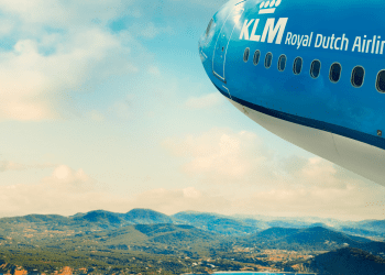 KLM en una imagen en la que promocionaba Ibiza en sus redes. Imagen KLM
