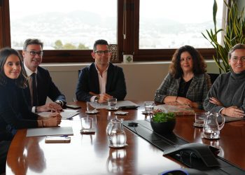 Una imagen de la reunión de hoy del Consell de Capitalidad de Ibiza.