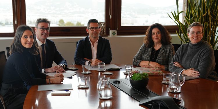 Una imagen de la reunión de hoy del Consell de Capitalidad de Ibiza.
