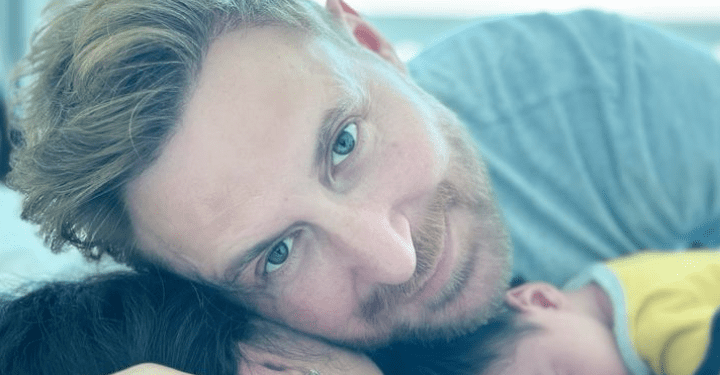 David Guetta ha compartido esta imagen en sus redes sociales con el pequeño Cyan y la madre, Jessica Ledon.