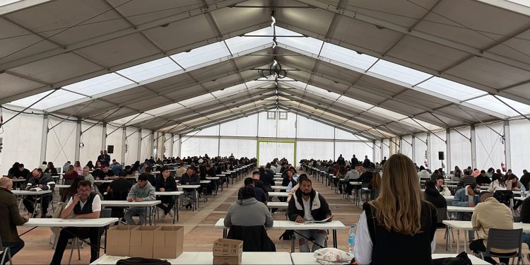 Las pruebas de acceso al permiso de taxi se han celebrado en el recinto ferial de Ibiza.