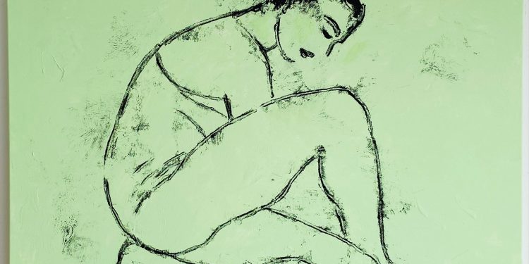 Una de las obras de Linde Bialas en el Espacio Micus, a partir del sábado.