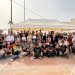Foto de familia de vencedores, participantes y equipo.