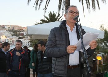 Acto en apoyo de la continuidad del club el pasado mes de marzo.