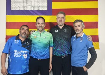 En la imagen, de izquierda a derecha: Álvarez, Torres, Barceló y Borrueco.