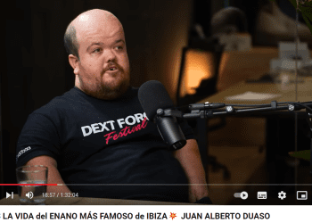 Un momento de la entrevista.