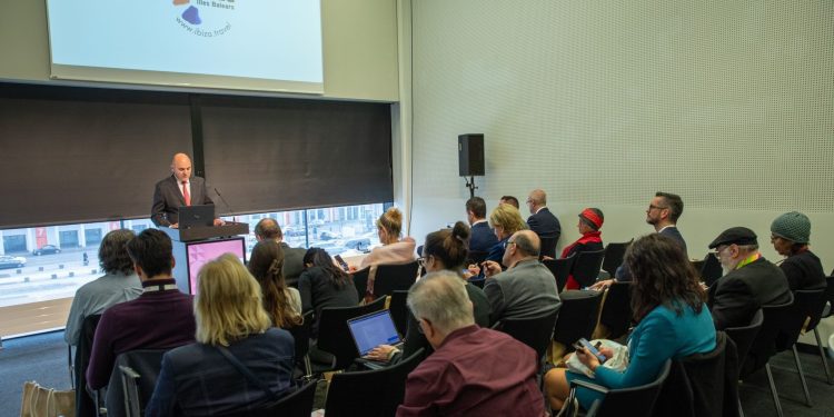 Presentación del presidente del Consell en la ITB de Berlín. Foto: Consell de Ibiza